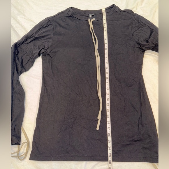 Brand New Jonny Cota Drawstring Long Sleeve Shirt In Black - Size Medium - Picture 11 of 13